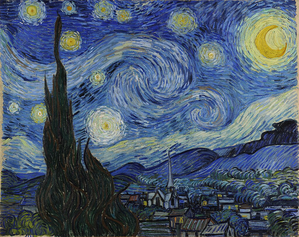 La Nuit étoilée, Vincent van Gogh, 1889, MoMA New York