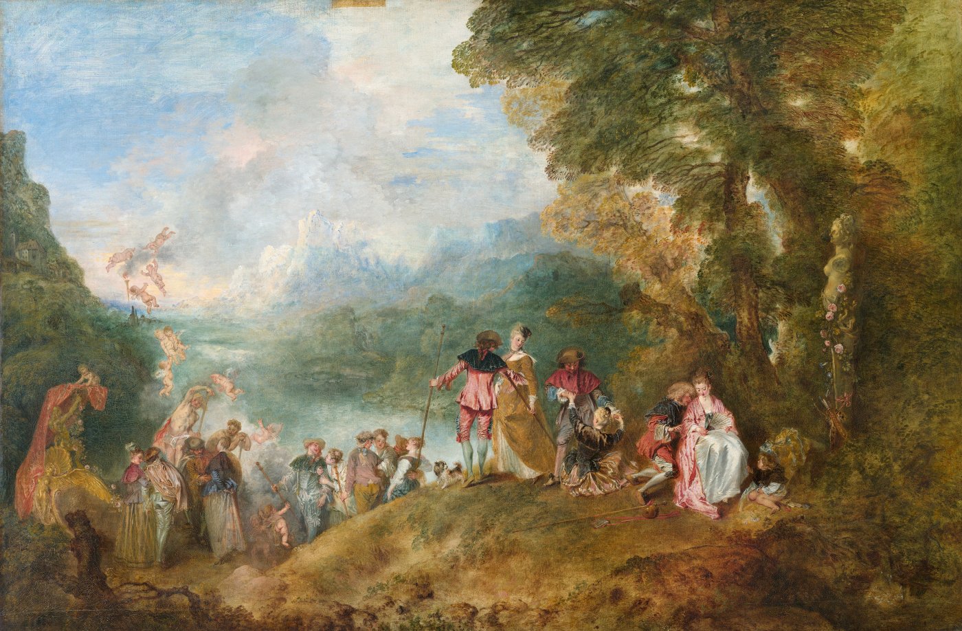 The Pilgrimage to the Island of Cythera - Antoine Watteau