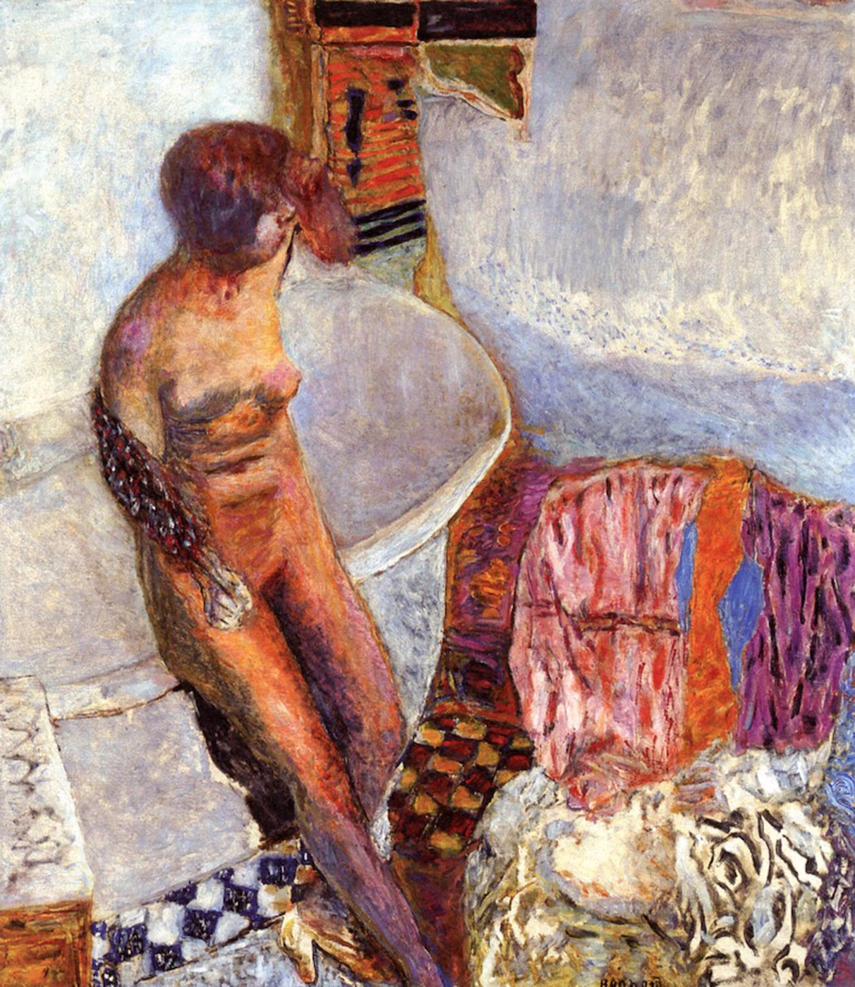Nu à la baignoire - Pierre Bonnard