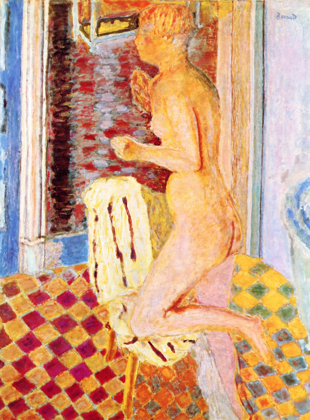 Nu à la chaise - Pierre Bonnard