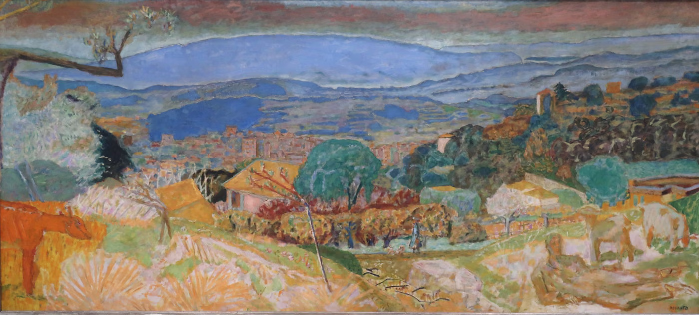 Paysage au Cannet - Pierre Bonnard