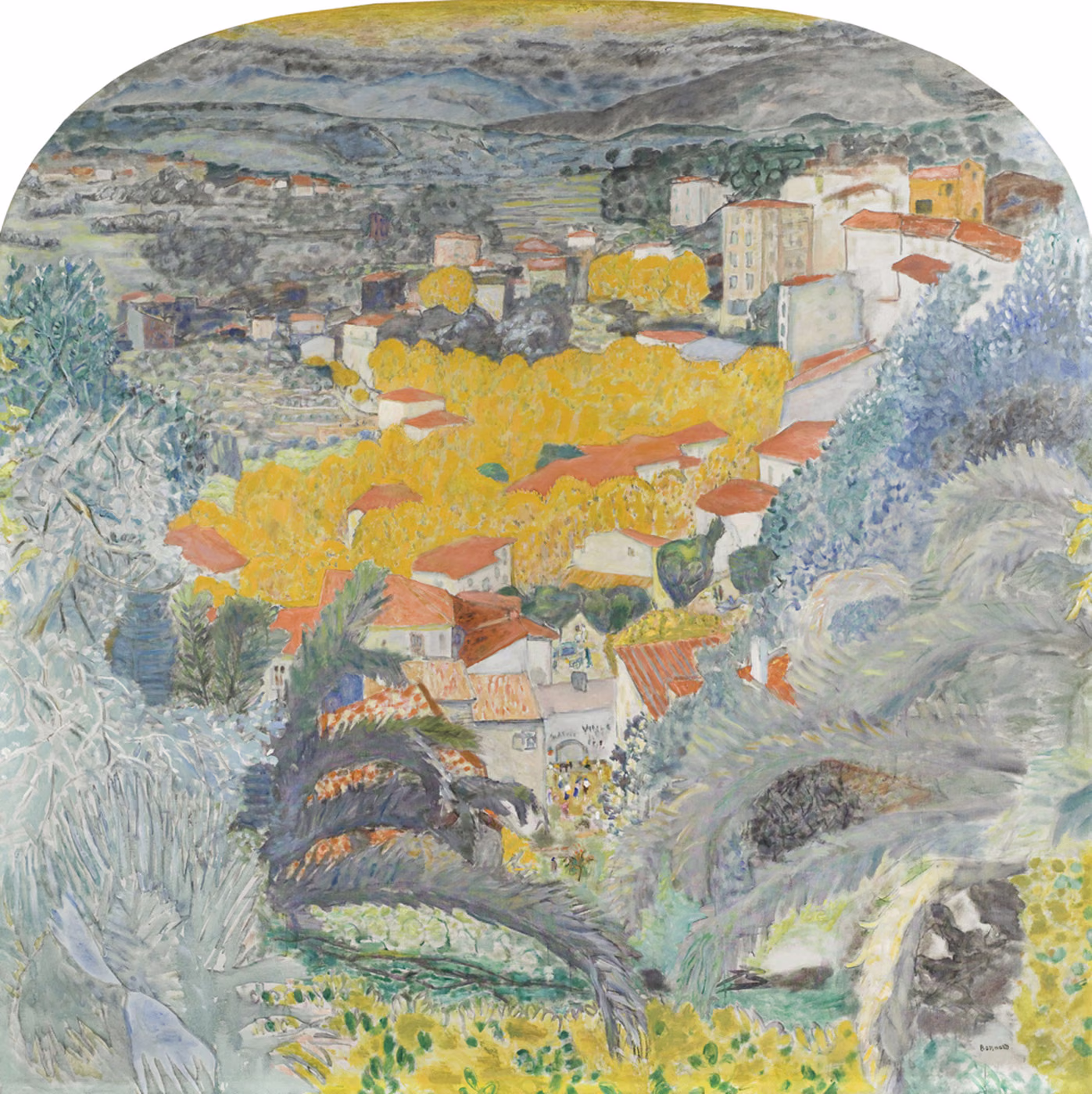 Vue du Cannet - Pierre Bonnard