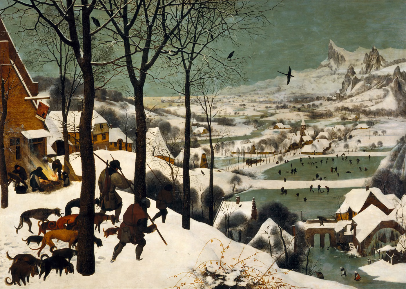 Chasseurs dans la neige - Pieter Bruegel