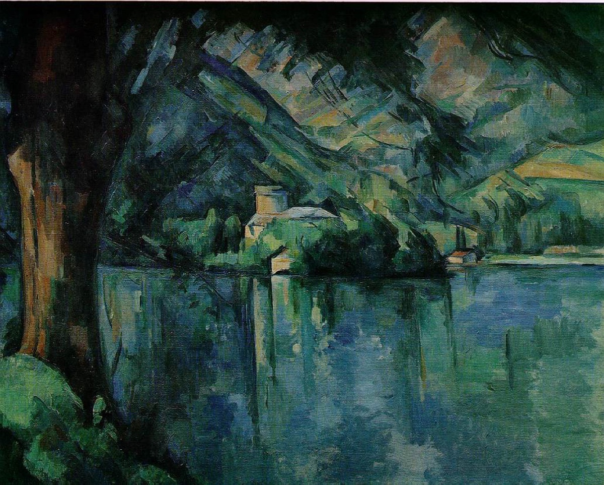 Le lac d'Annecy - Paul Cézanne