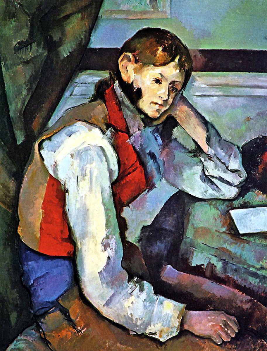 Jeune garçon au gilet - Paul Cézanne