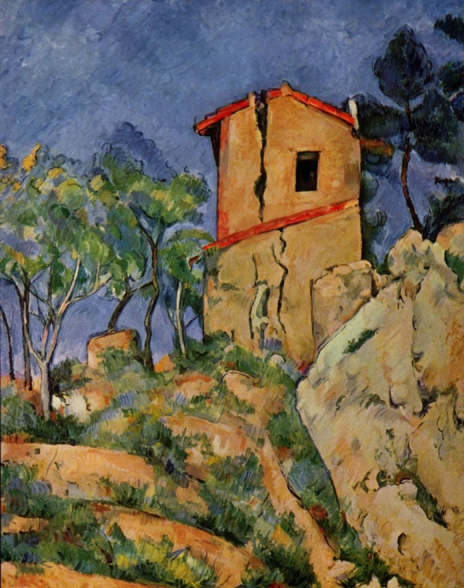 La maison au murs fendus - Paul Cézanne