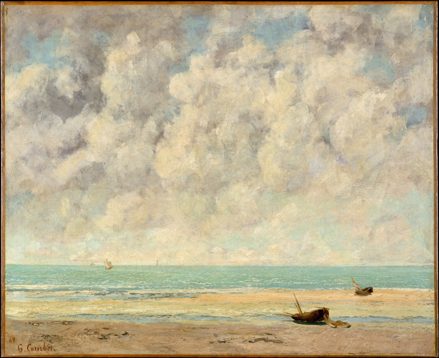 Mer calme - Gustave Courbet