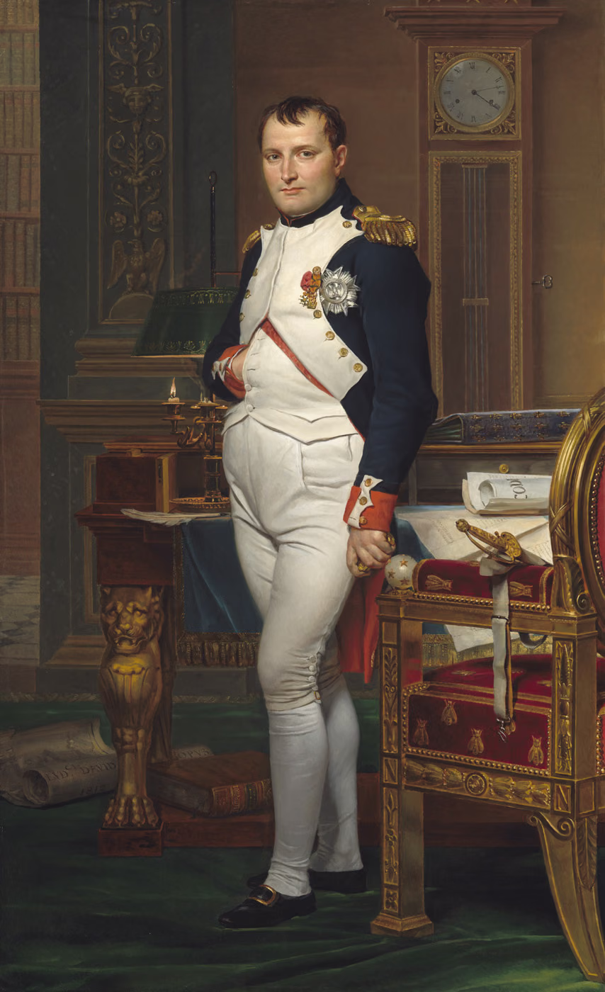 Napoléon dans son cabinet de travail - Jacques-Louis David
