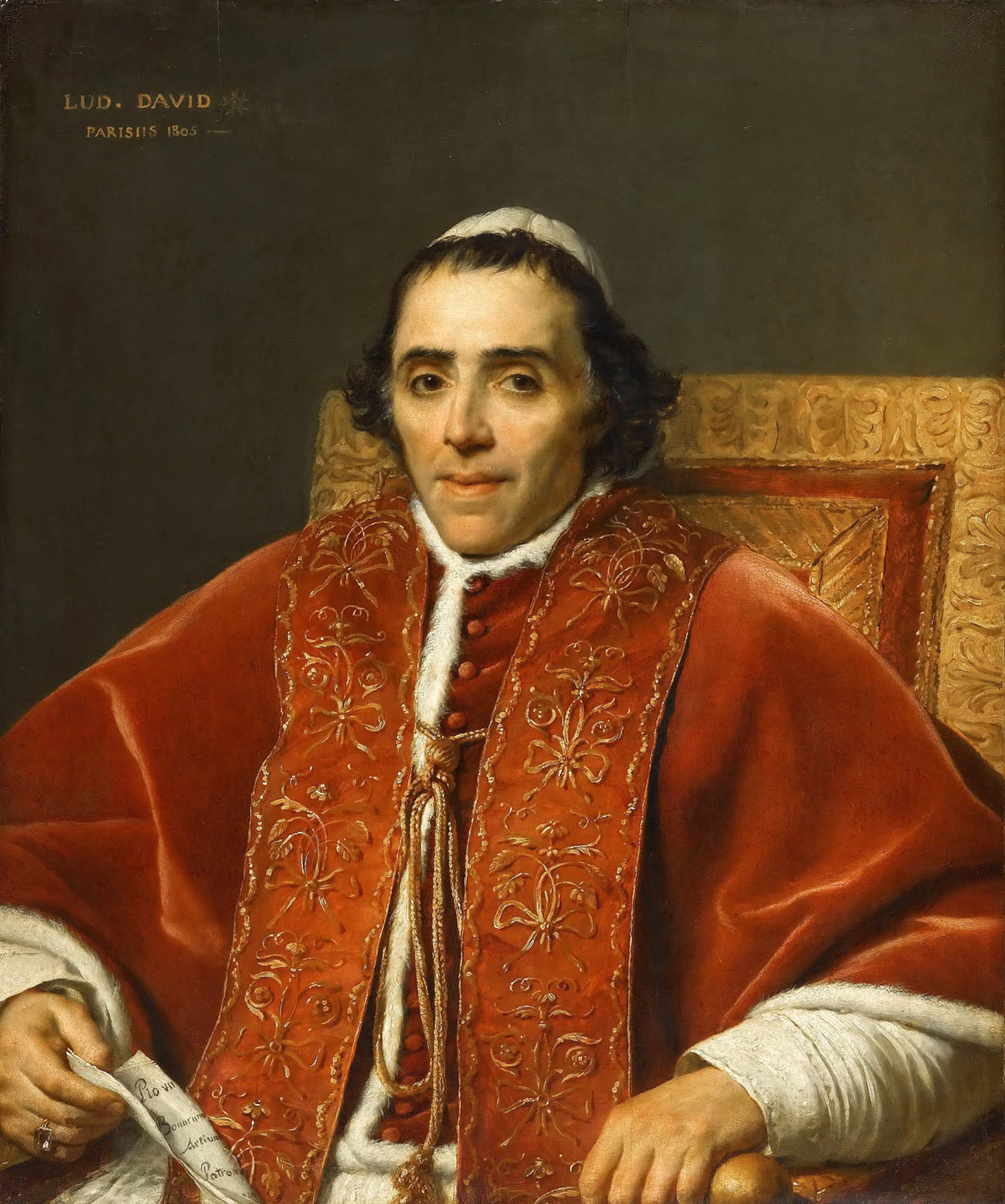 Portrait du pape Pie VII - Jacques-Louis David