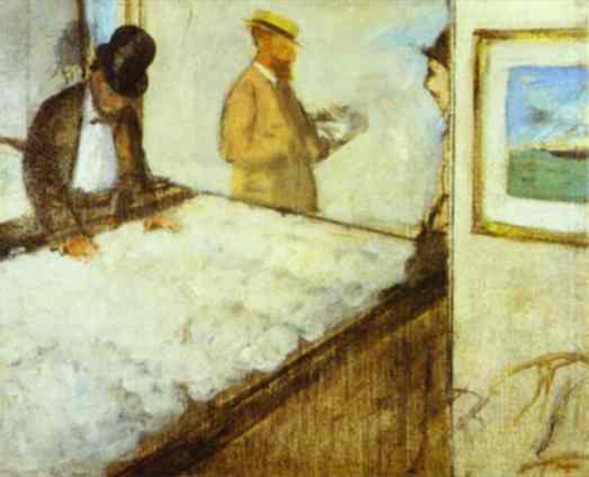 Revendeurs de cotton au New Orleans - Edgar Degas