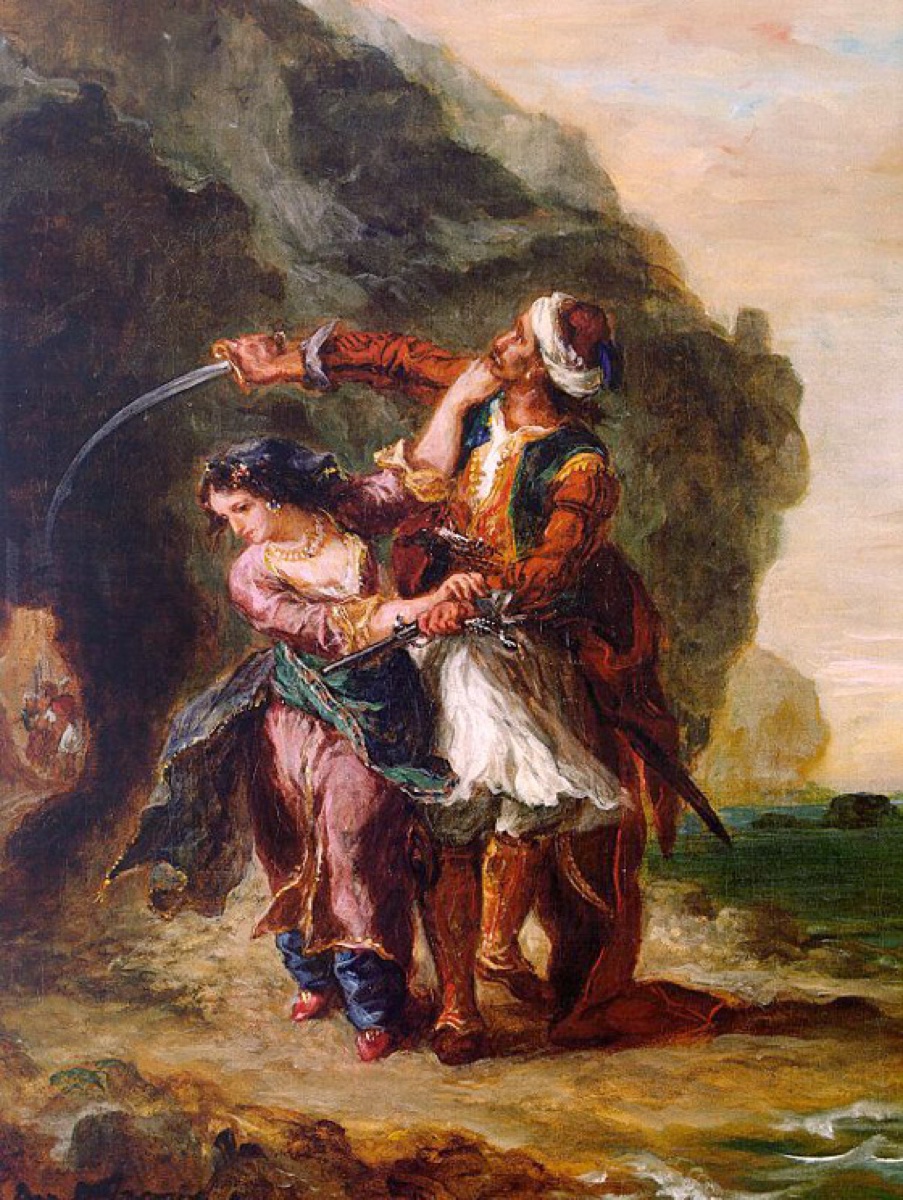 La fiancée d'Abydos - Eugène Delacroix