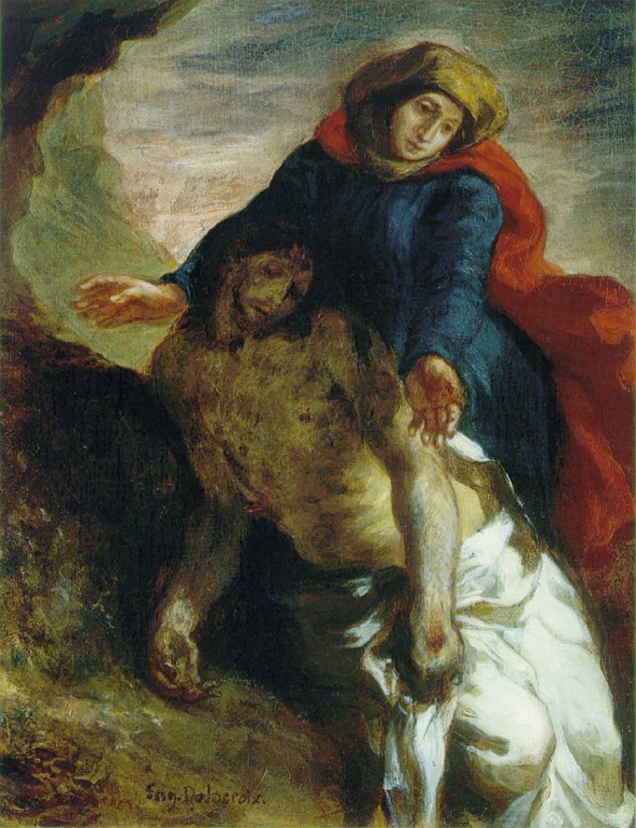 Pièta - Eugène Delacroix