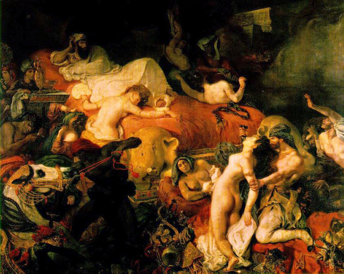 La mort de Sardanapal - Eugène Delacroix