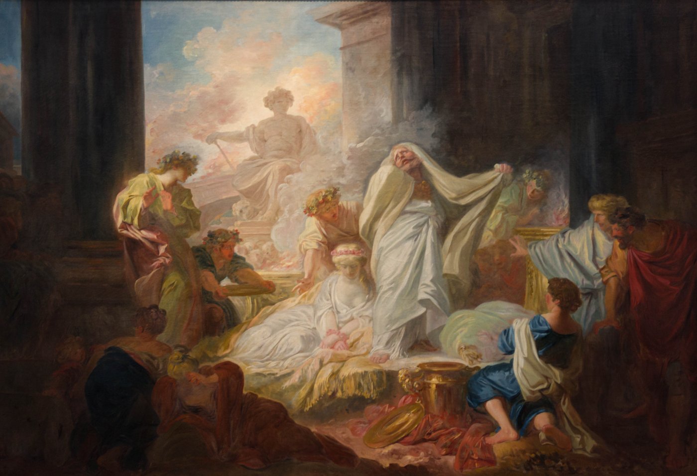 Corésus et Callirrhoé - Jean-Honoré Fragonard