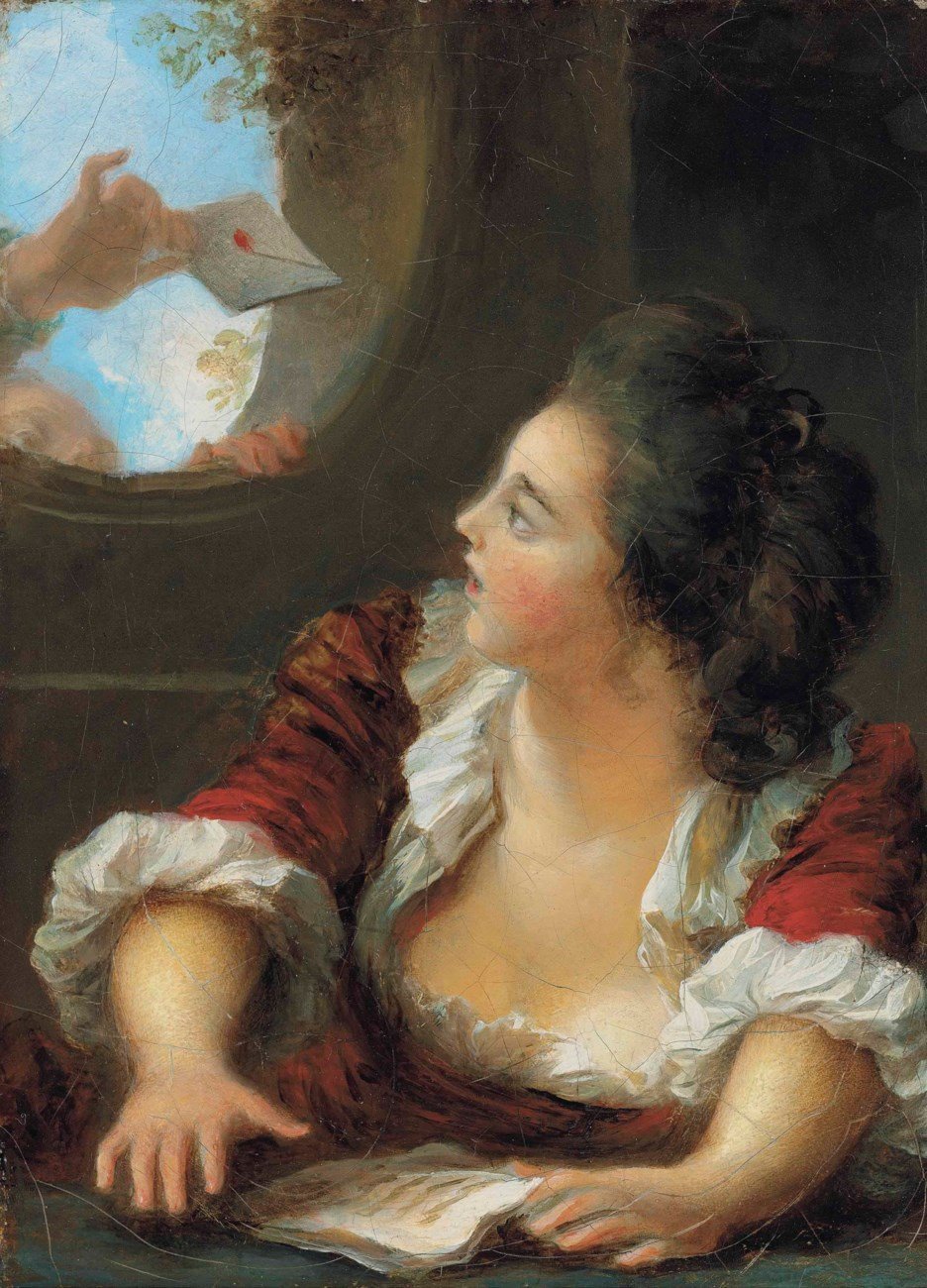 The Love Letter - Jean-Honoré Fragonard