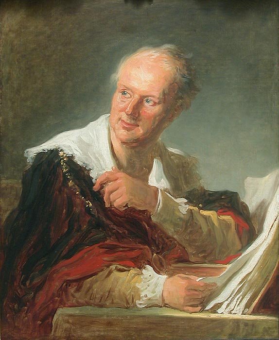 Portrait of Diderot - Jean-Honoré Fragonard