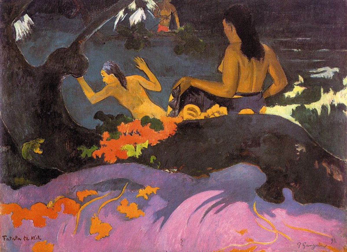 Fatata te Miti (Près de la mer) - Paul Gauguin