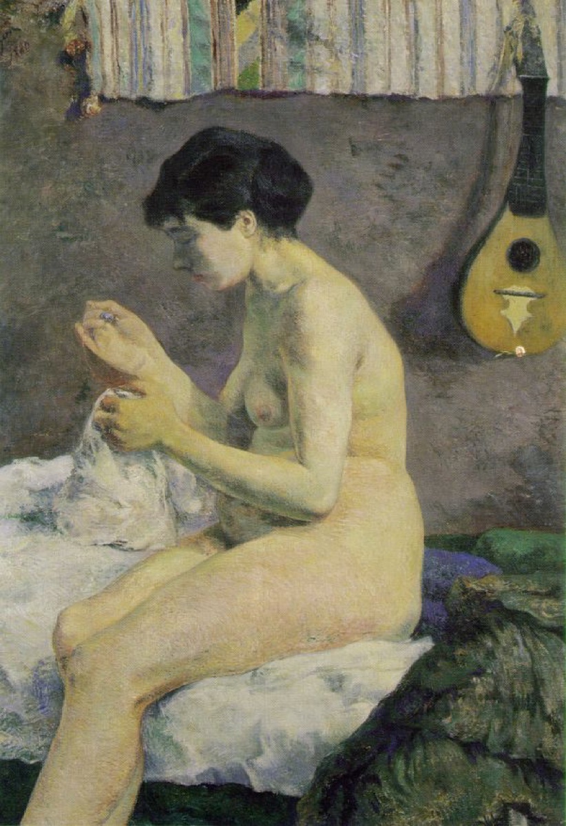 Etude de nu ou Suzanne cousant - Paul Gauguin