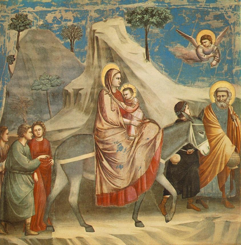 The Flight into Egypt - Giotto