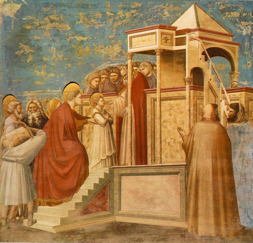 The Presentation of the Virgin at the Temple - Giotto