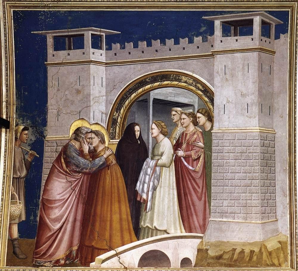 The Meeting at the Golden Gate - Giotto