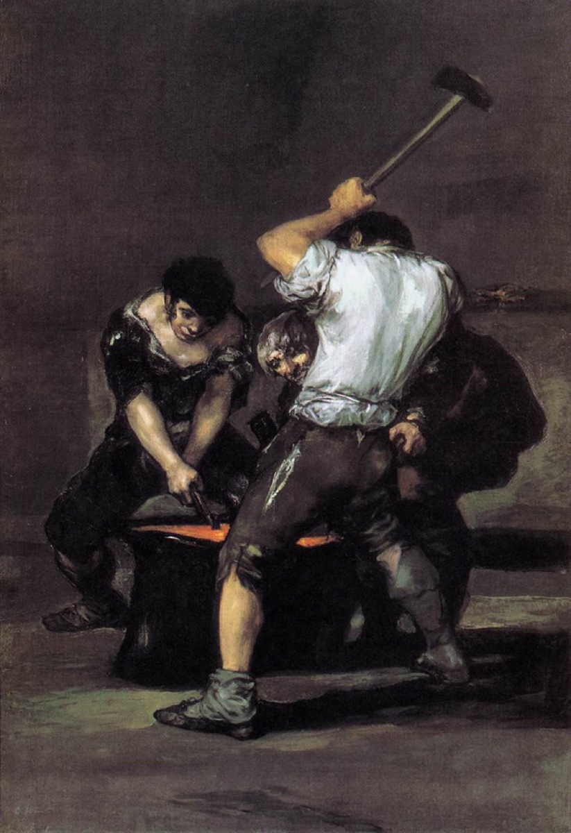 Forgerons au travail - Francisco Goya