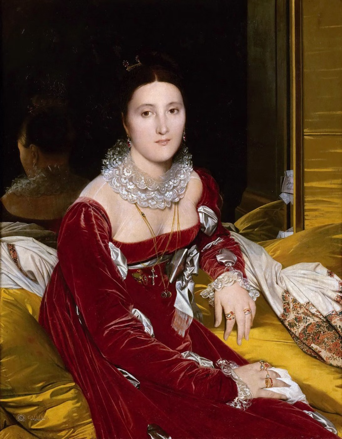 Portrait de Madame de Senonnes - Jean-Auguste-Dominique Ingres