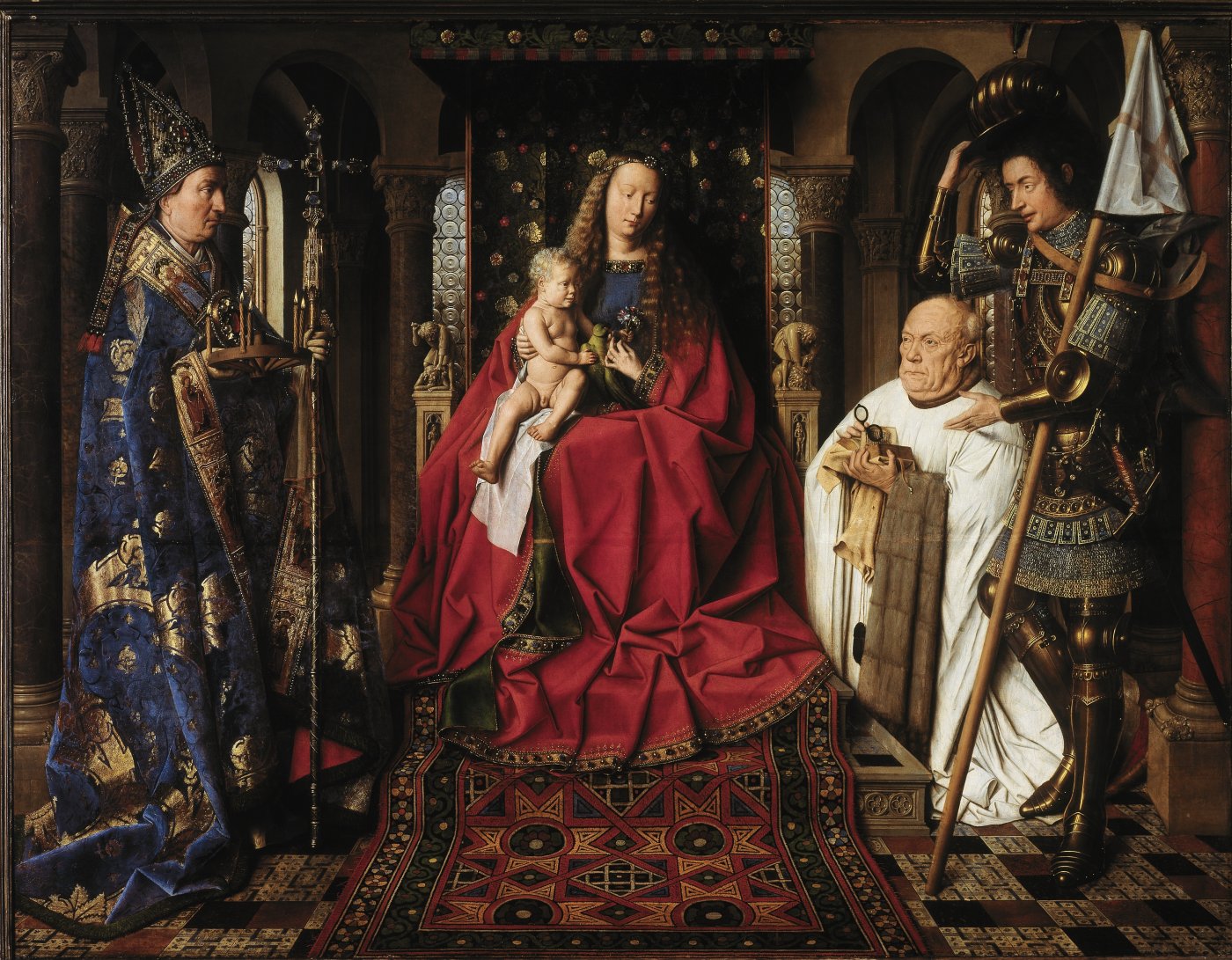 The Virgin with Canon van der Paele - Jan van Eyck