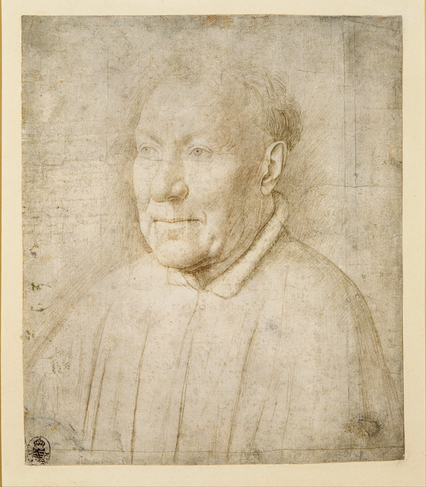 Portrait of Cardinal Niccolò Albergati (study) - Jan van Eyck