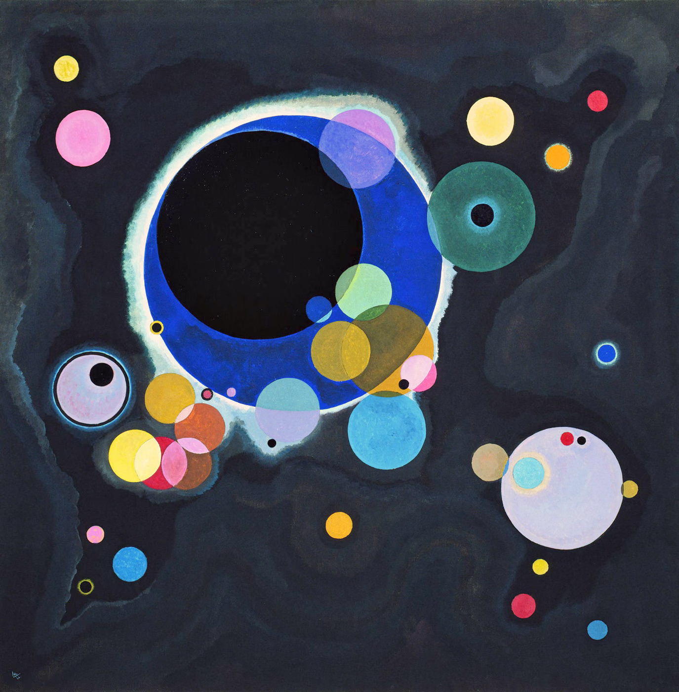 Quelques Cercles - Vassily Kandinsky
