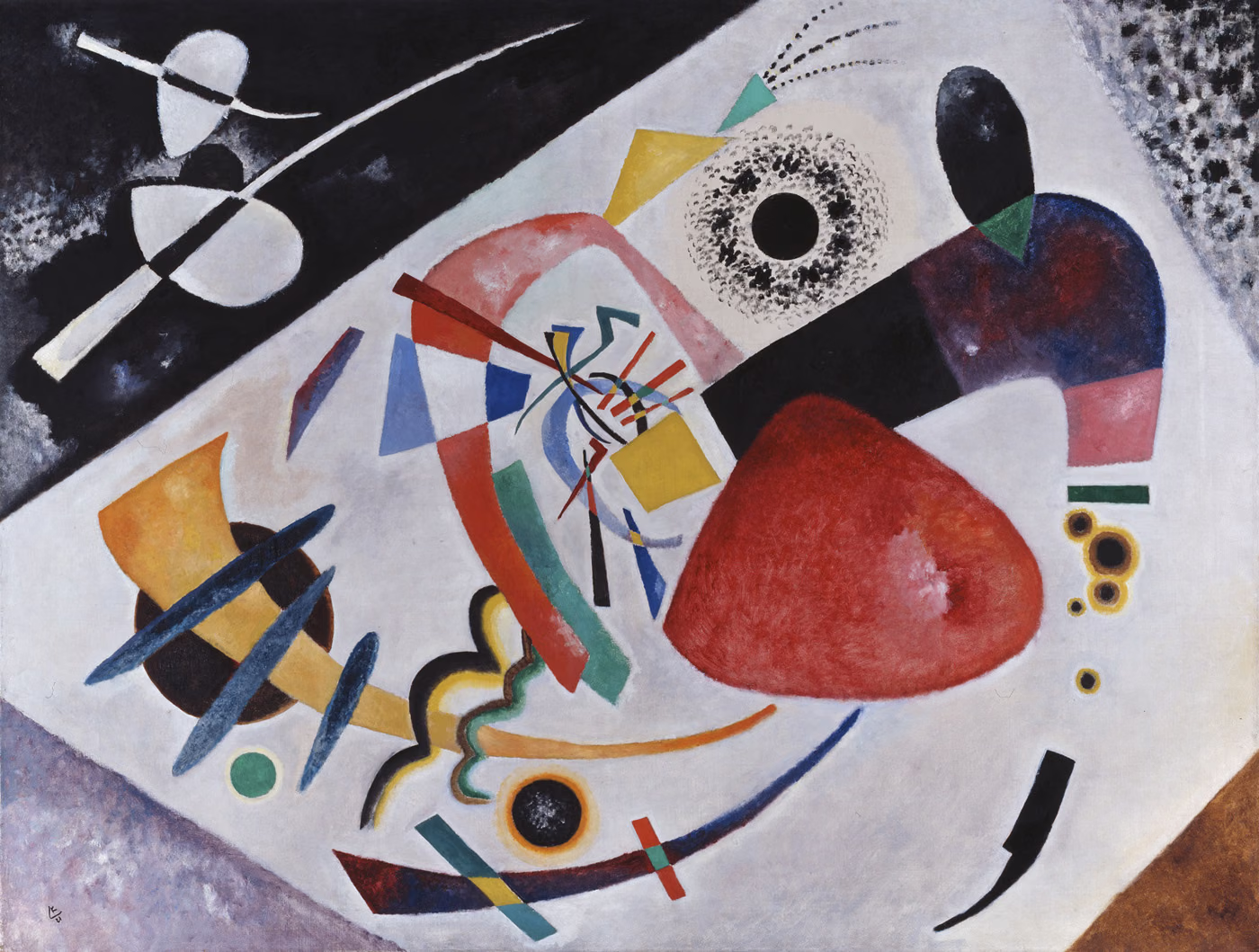 Tache rouge II - Vassily Kandinsky