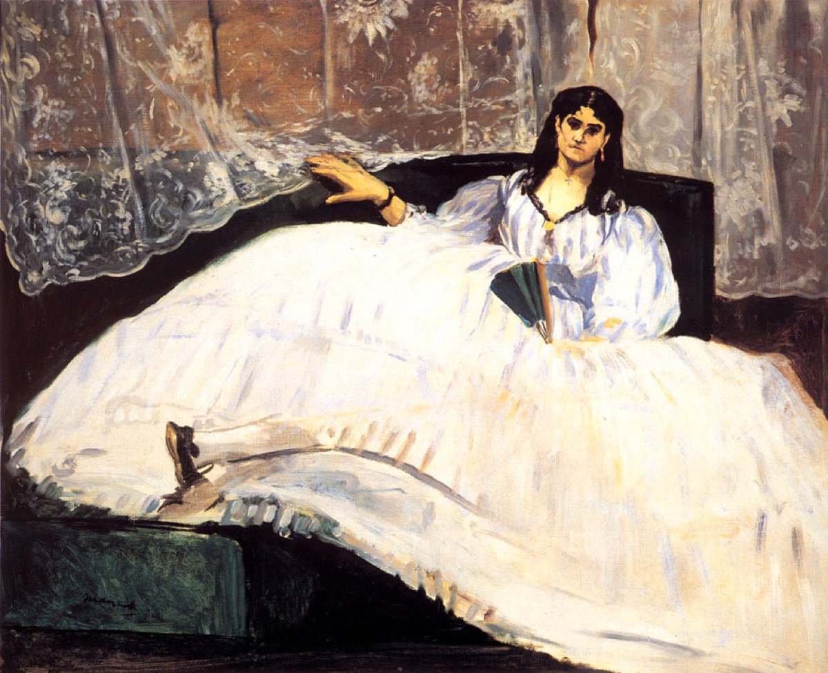 La maîtresse de Baudelaire allongée - Edouard Manet