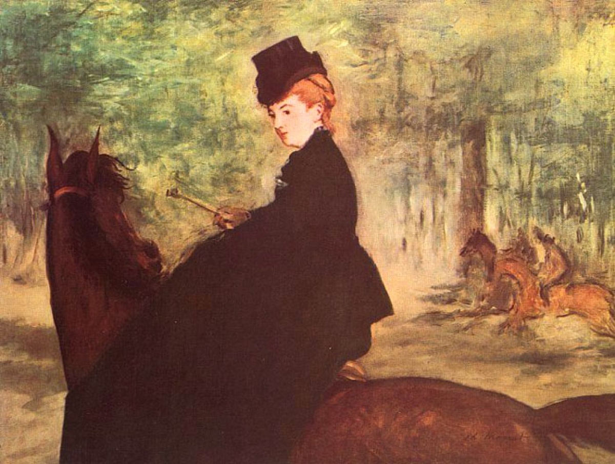 La cavalière - Edouard Manet