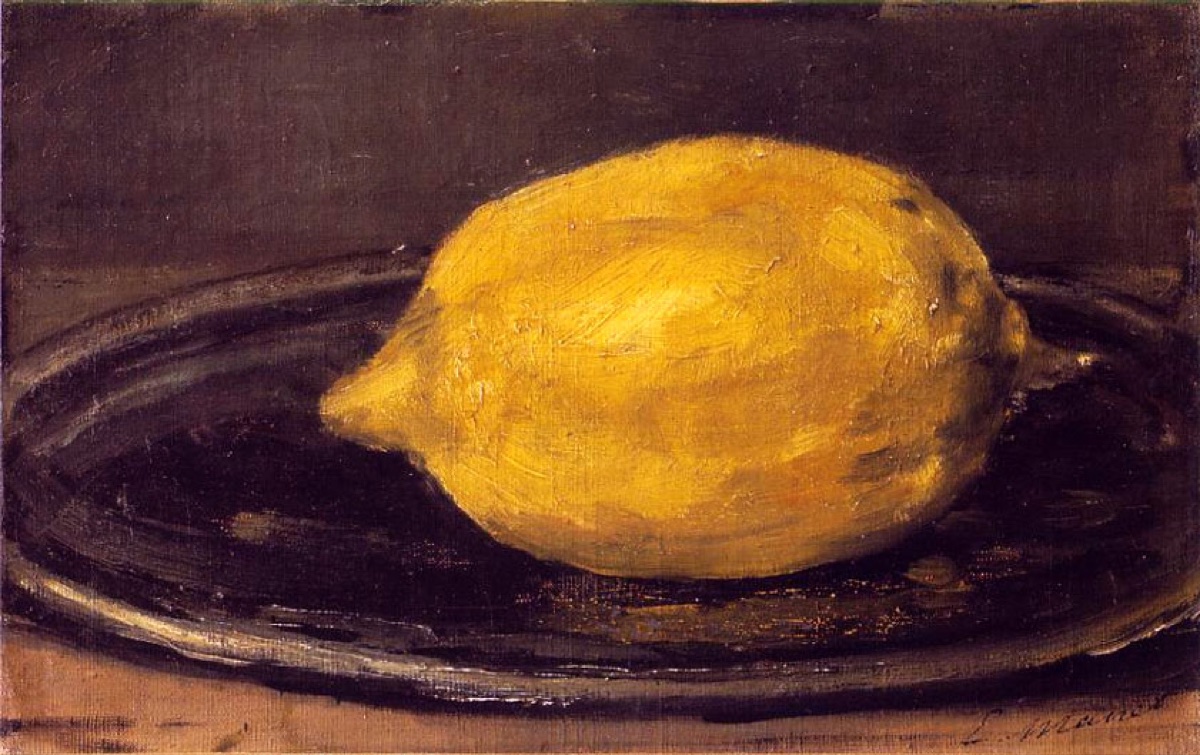 Le citron - Edouard Manet