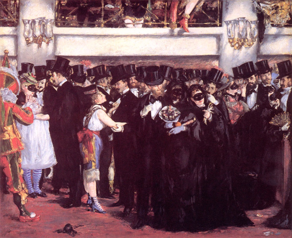 Bal masqué à l'opéra - Edouard Manet