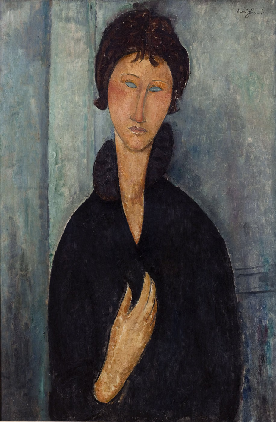 Femme aux yeux bleus