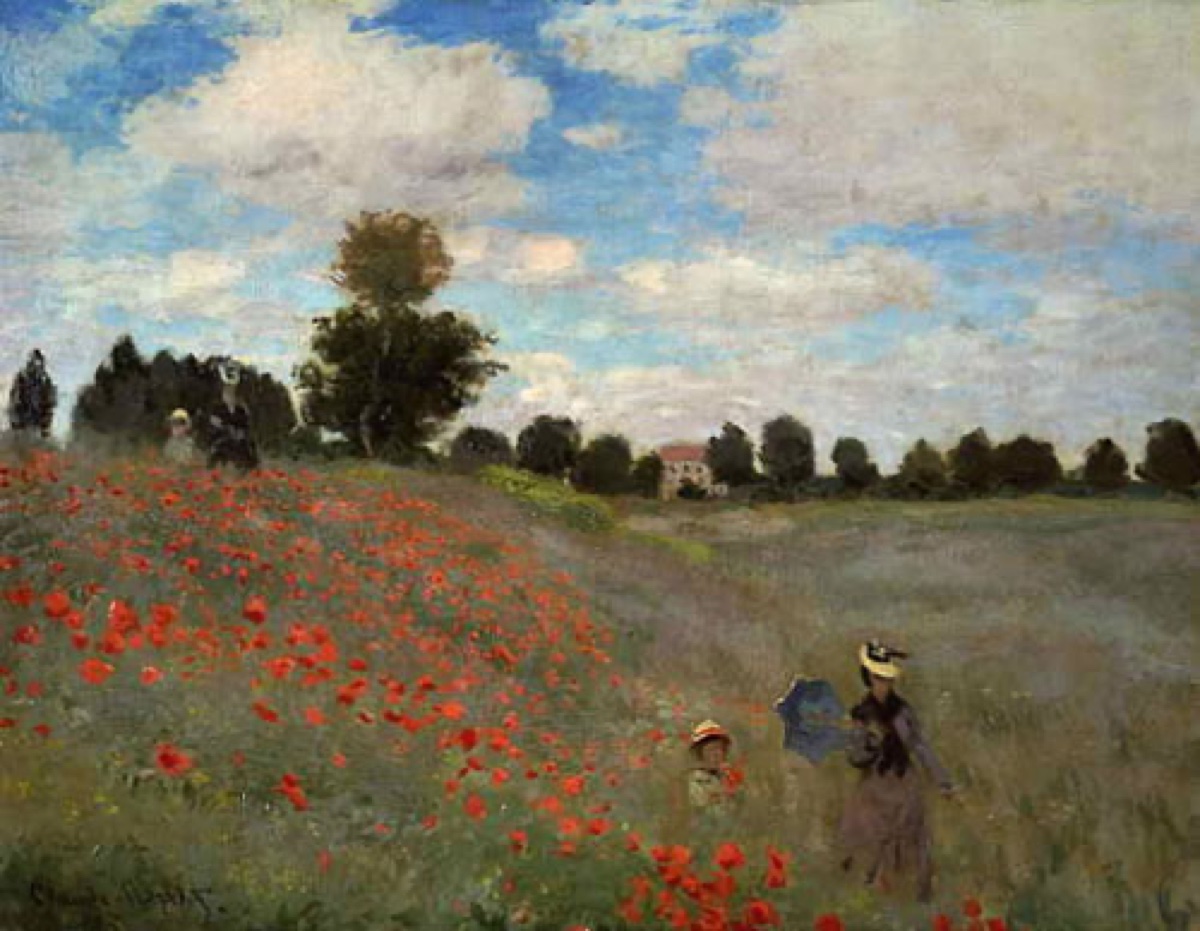 Les coquelicots - Claude Monet