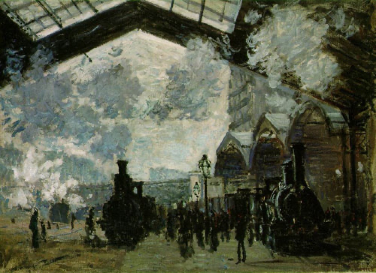 Gare Saint-Lazare - Claude Monet