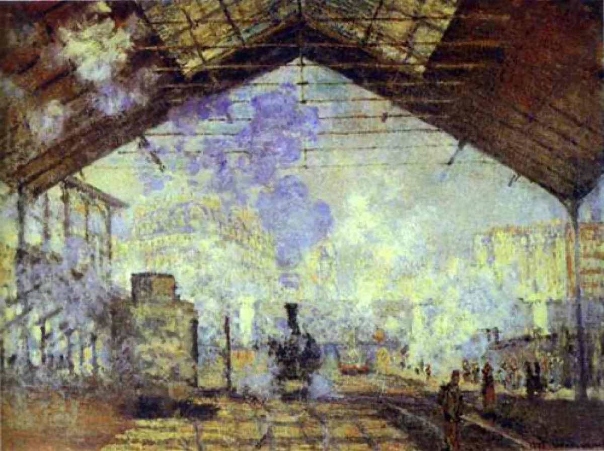 Gare Saint-Lazare - Claude Monet