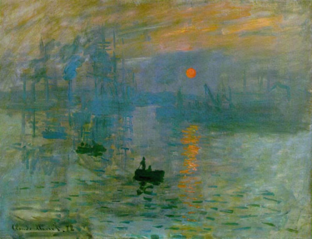 Impression soleil levant - Claude Monet