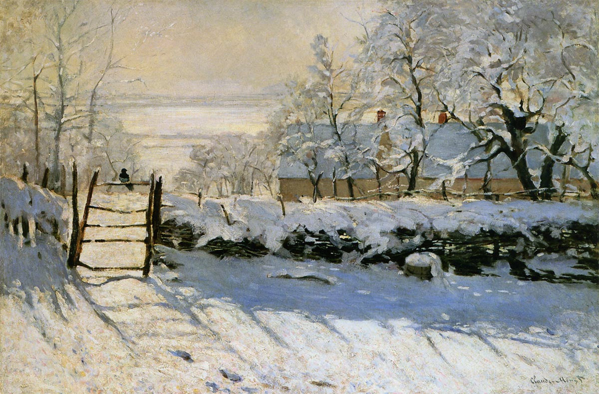 La pie - Claude Monet