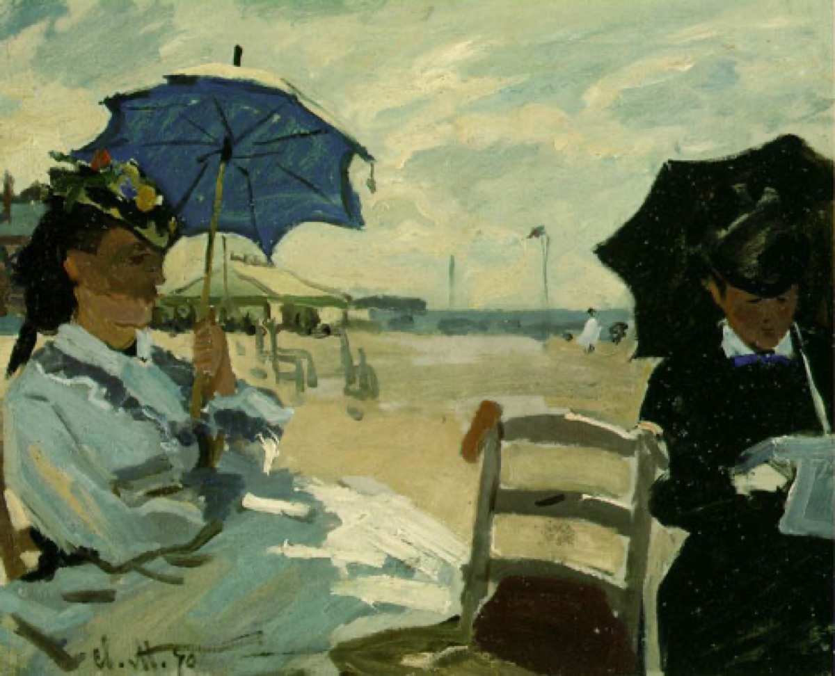Plage à Trouville - Claude Monet