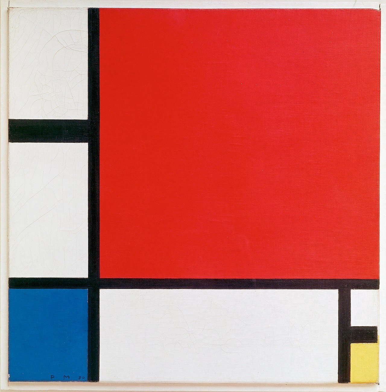 Composition II in Red, Blue and Yellow - Piet Mondrian