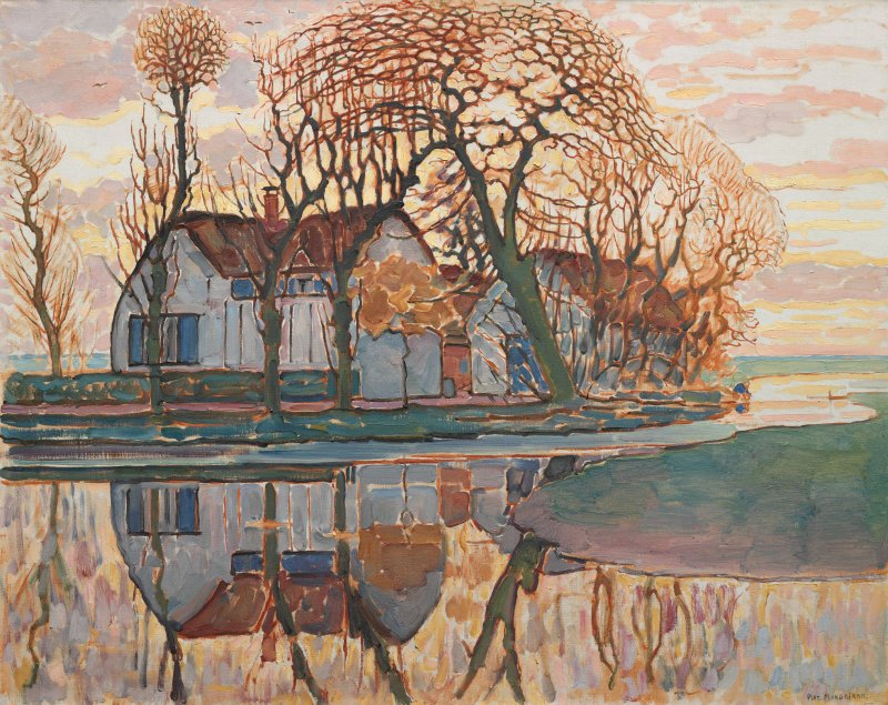 Farm at the Zaan - Piet Mondrian