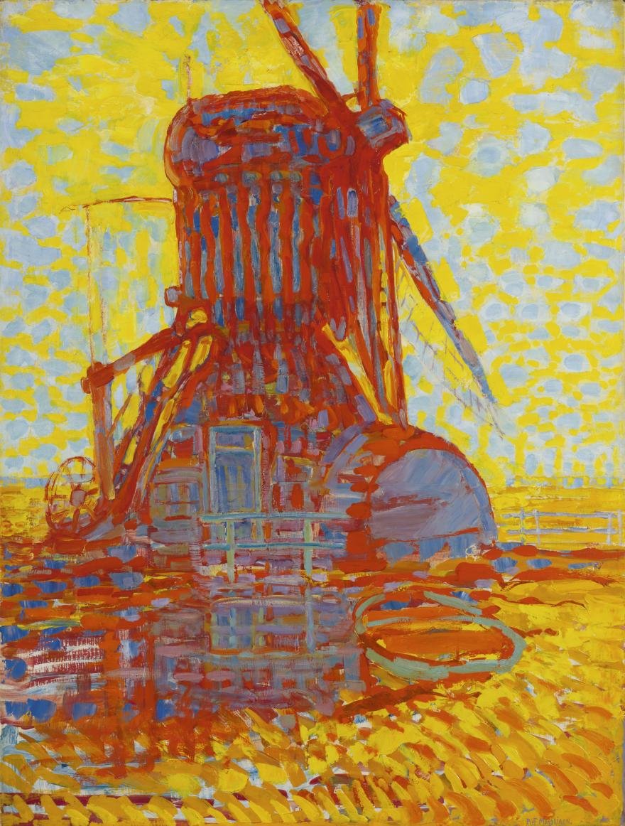 Moulin au soleil - Piet Mondrian