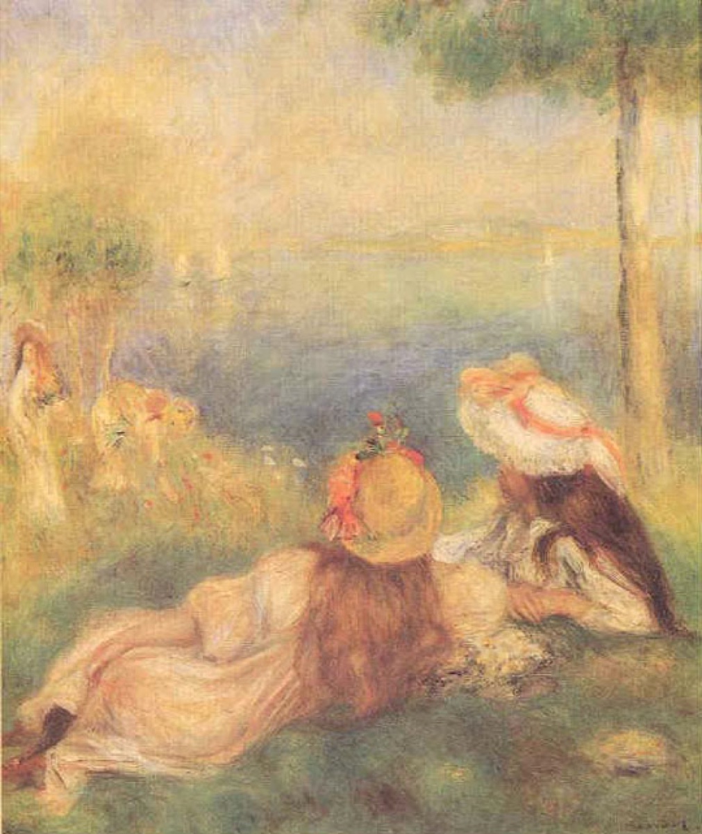 Jeunes filles au bord de la mer - Pierre-Auguste Renoir