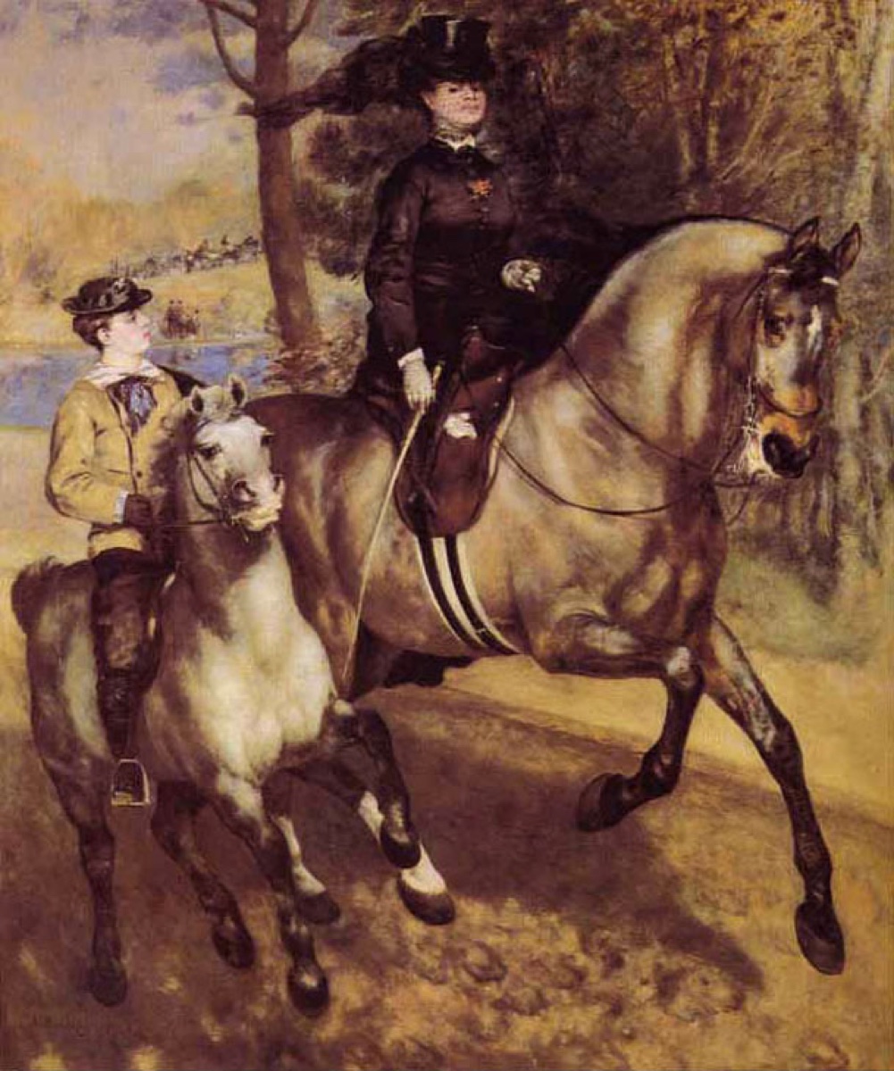 Allée cavalière au bois de Boulogne - Pierre-Auguste Renoir