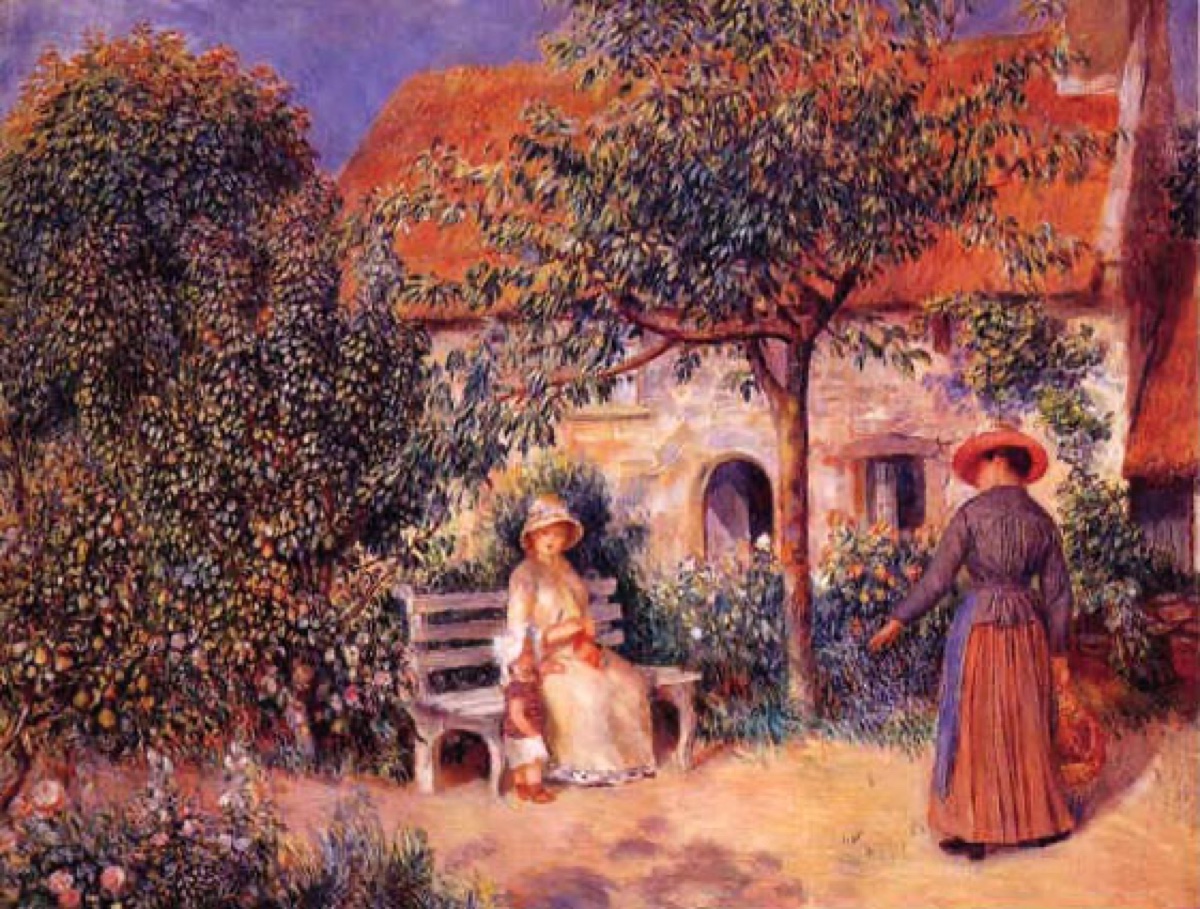 Scène du jardin en Bretagne - Pierre-Auguste Renoir