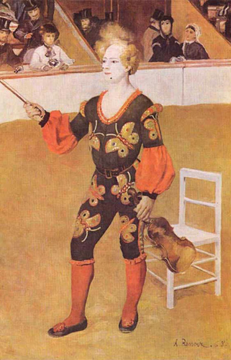Clown au cirque - Pierre-Auguste Renoir