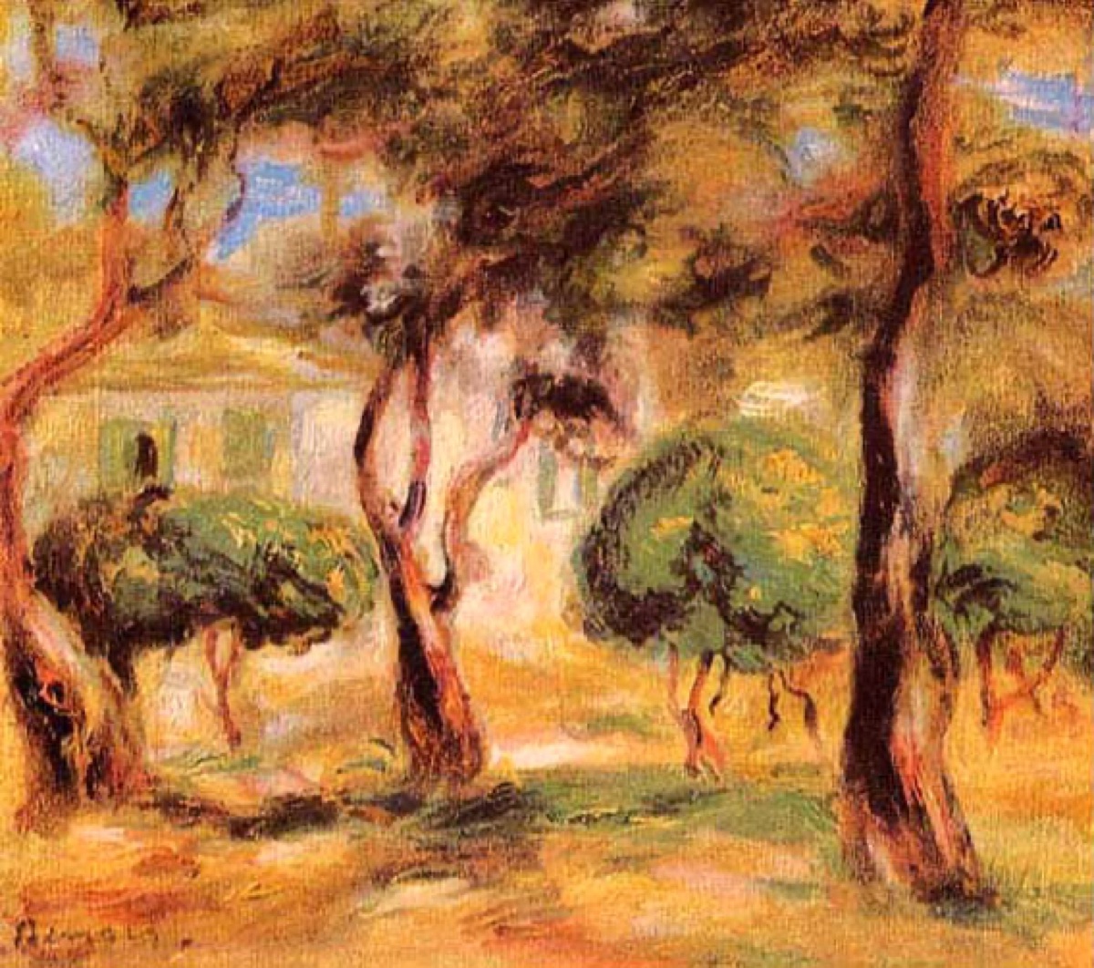 Le jardin des Collettes - Pierre-Auguste Renoir